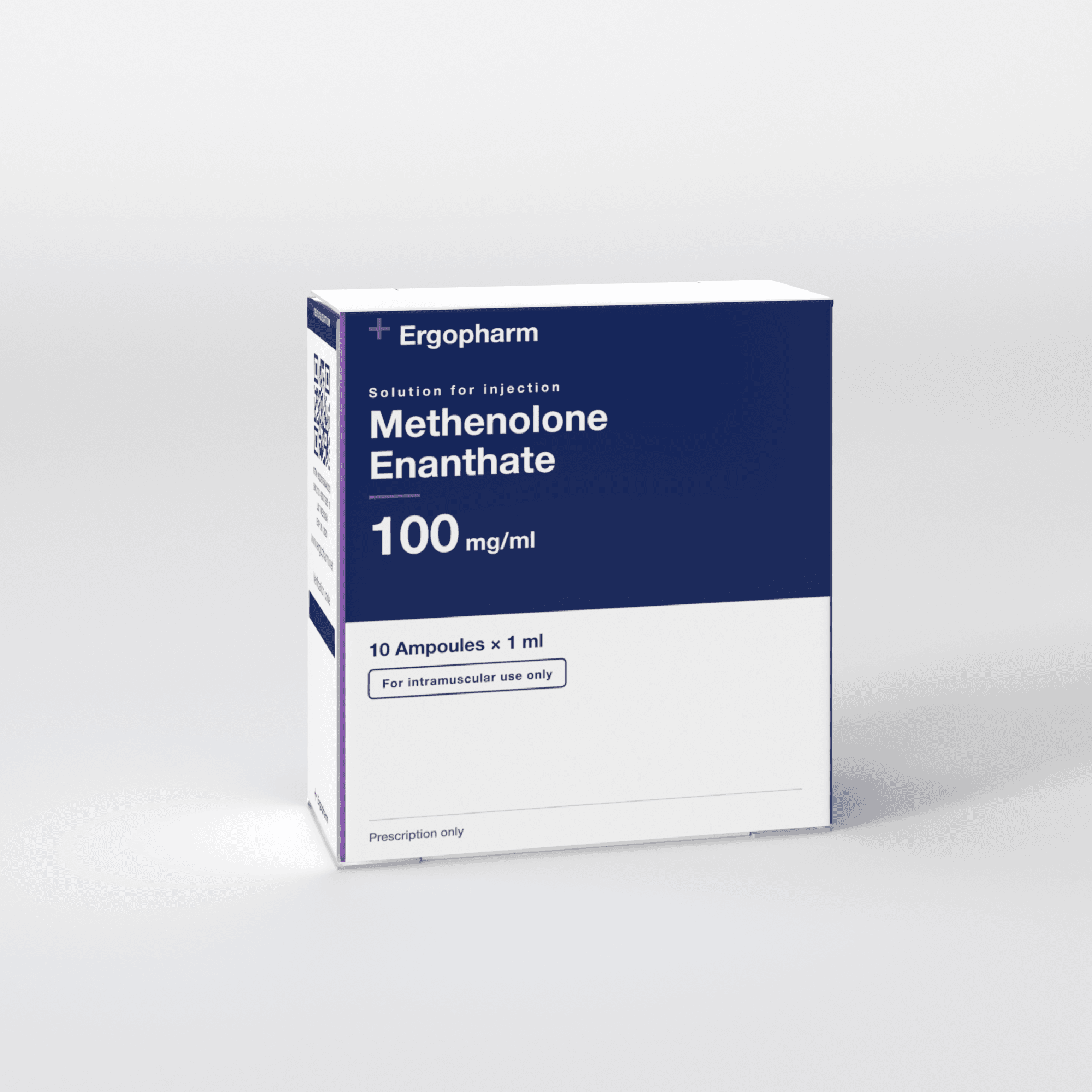 Methenolone Enanthate 100 mg/ml — Ergopharm carton