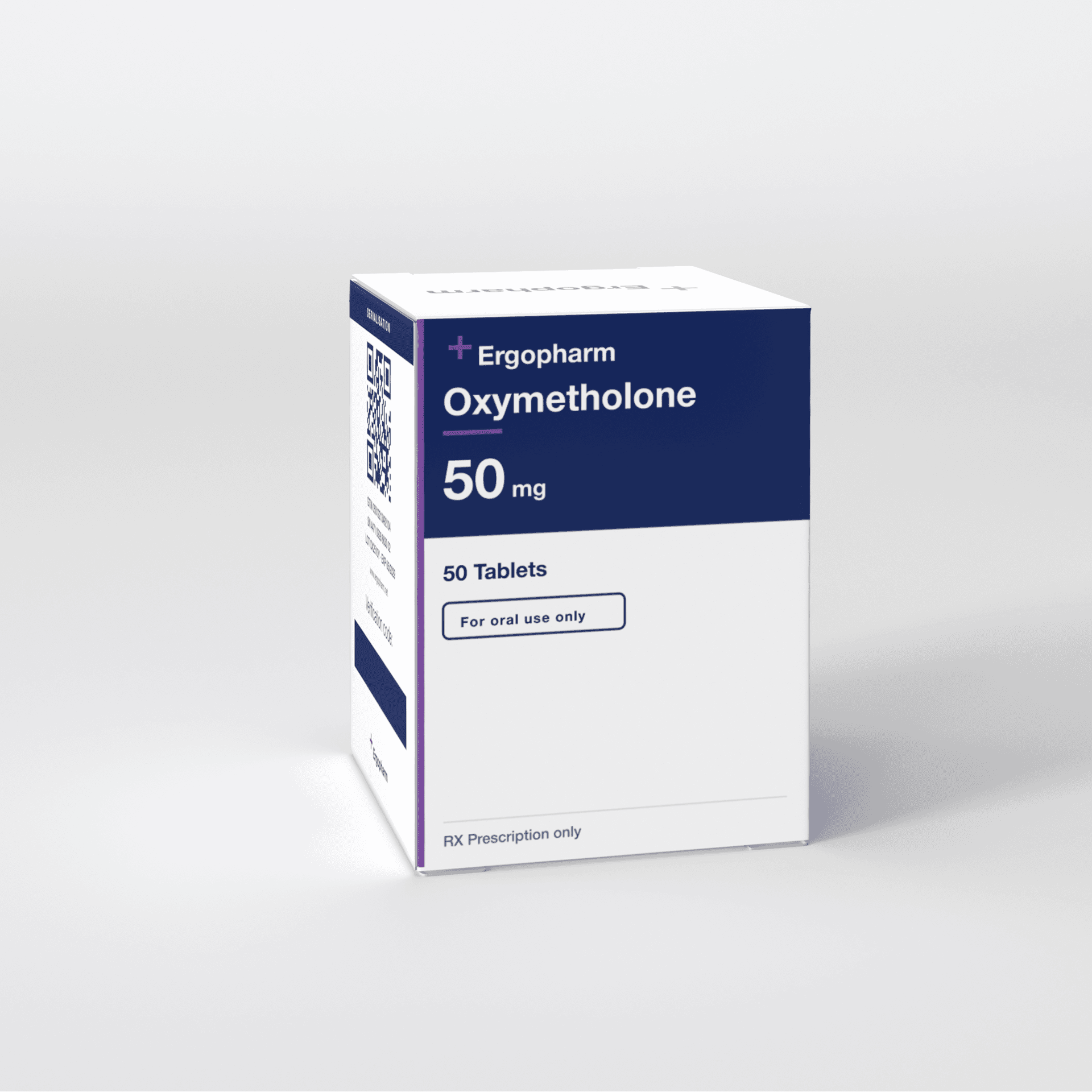 Oxymetholone 50 mg — Ergopharm carton